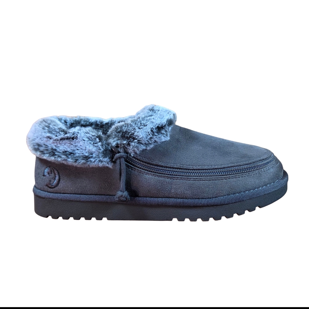 Billy Footwear Women's Grey Cozy Slipper Size 6W